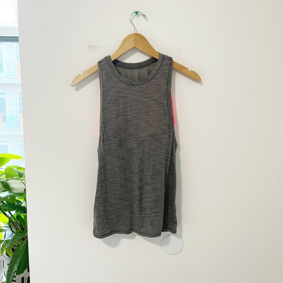 Lululemon Gray & Pink Tank Size 4 - Picture 1 of 5